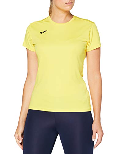 Joma Combi Woman M/C Camiseta Deportiva para Mujer de Manga Corta y Cuello Redondo