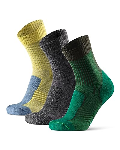 DANISH ENDURANCE 3 Pack Calcetines Ligeros Senderismo de Verano, Antiampollas, para Hombre y Mujer